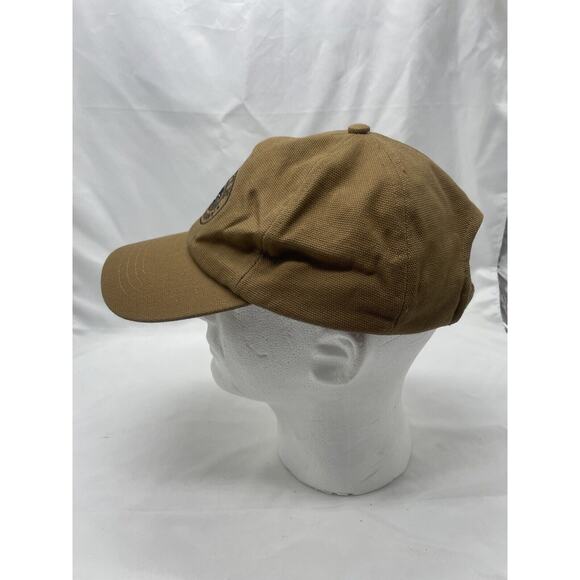 Light‎ Brown Duluth Trading Company Hat Embroidered Logo Adjustable Felt Lined - Picture 3 of 9